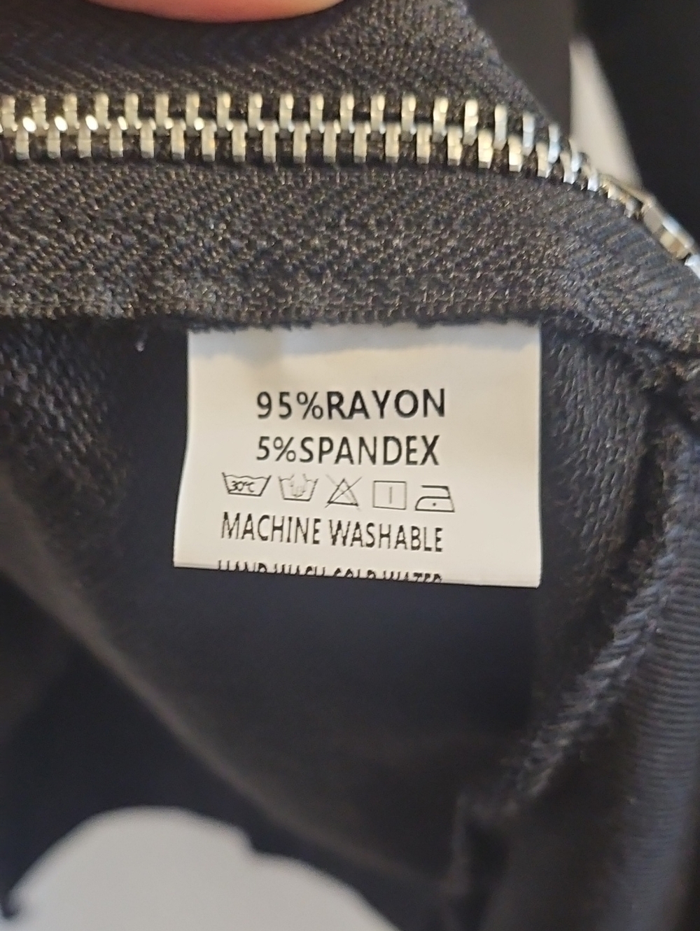 NWT 4X Black Side Zip Sweatshirt Plus Size - Picture 8 of 11